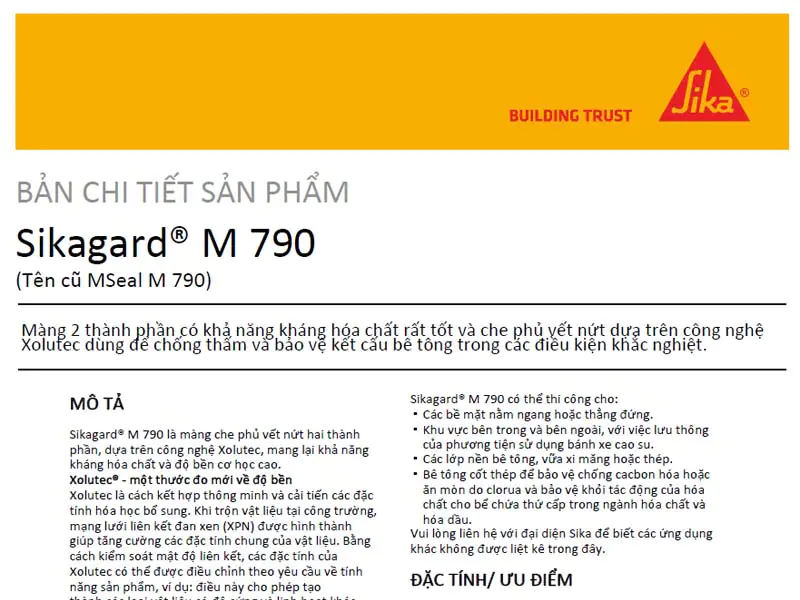 Sikagard M 790 PDF