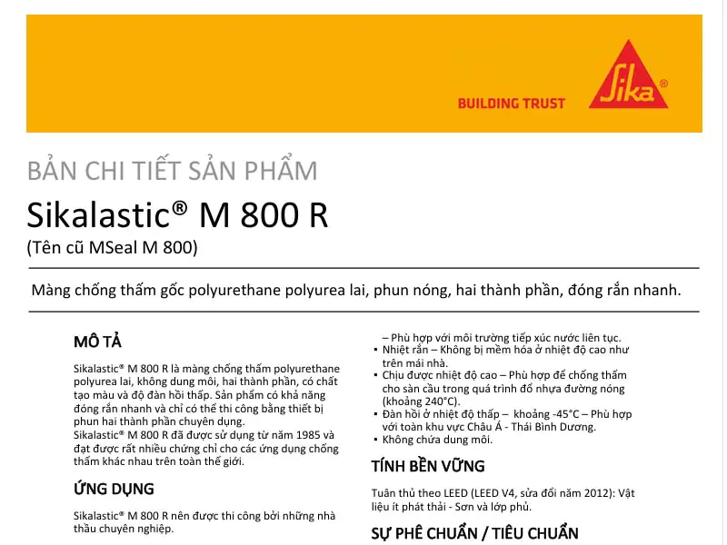 Sikalastic M 800 R PDF