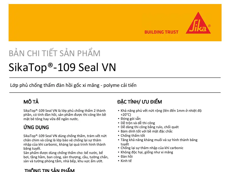 SikaTop-109 Seal VN PDF