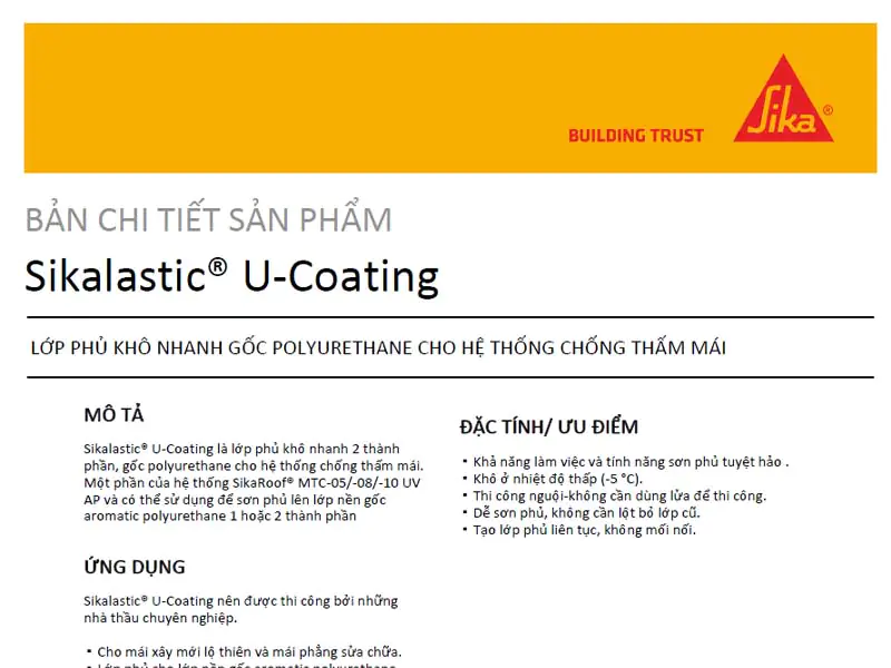Sikalastic® U-Coating PDF