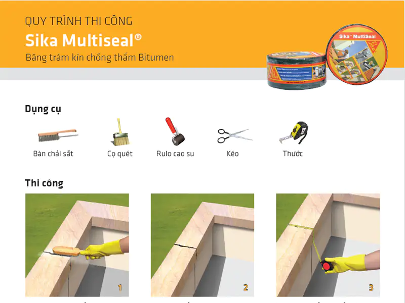 Thi công Sika Multiseal®