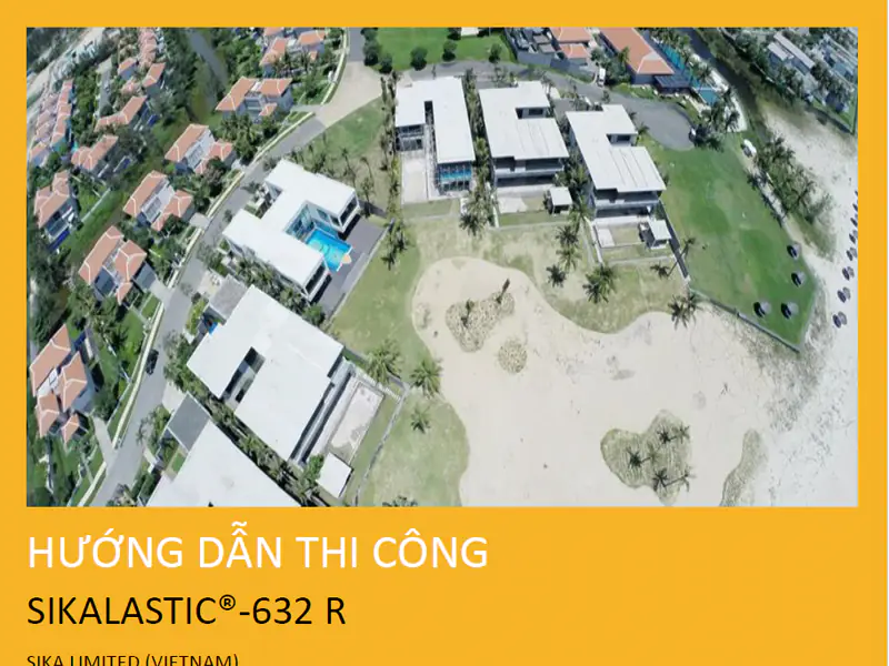 Thi công SIKALASTIC®-632 R