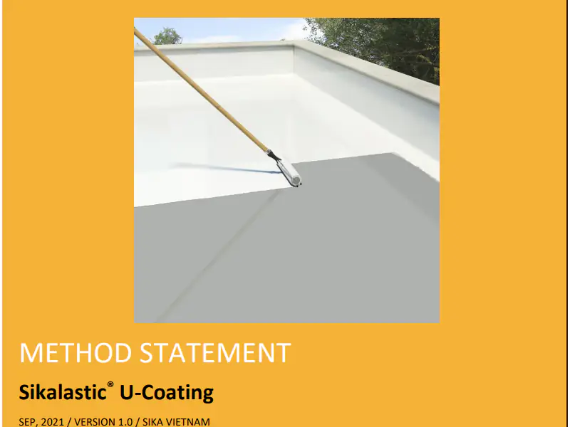 Thi công Sikalastic® U-Coating